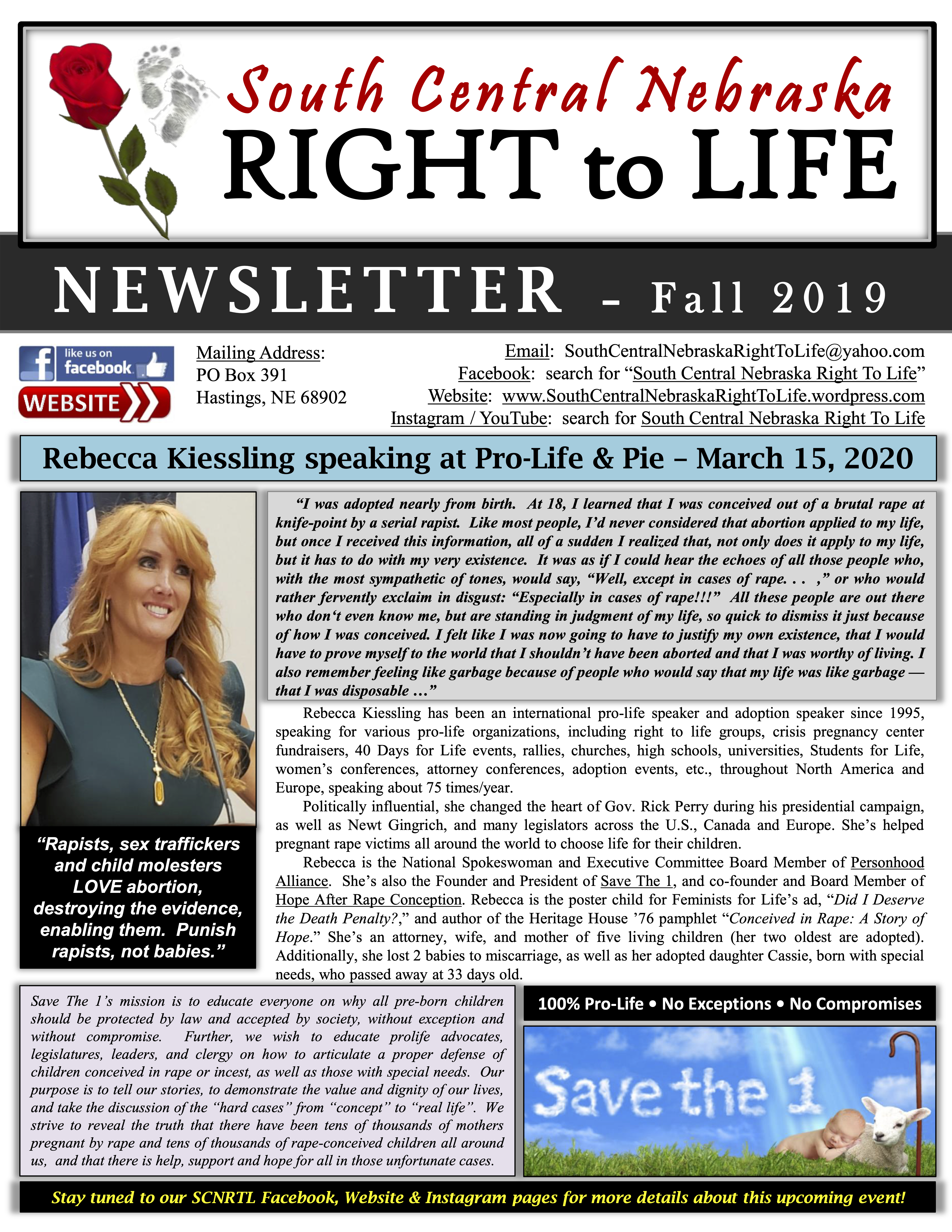 RTL - Newsletter - Fall 2019 (pg 1)